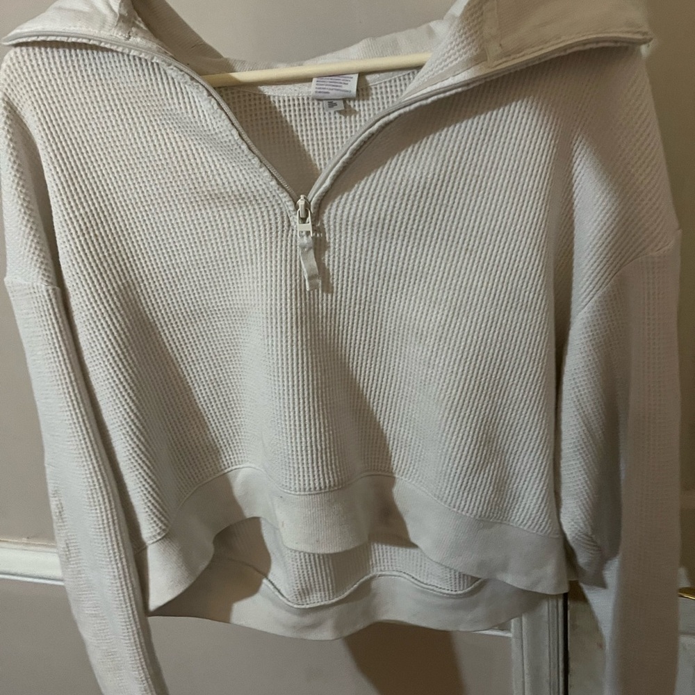 Target Women's Cream Waffle Knit Jacket